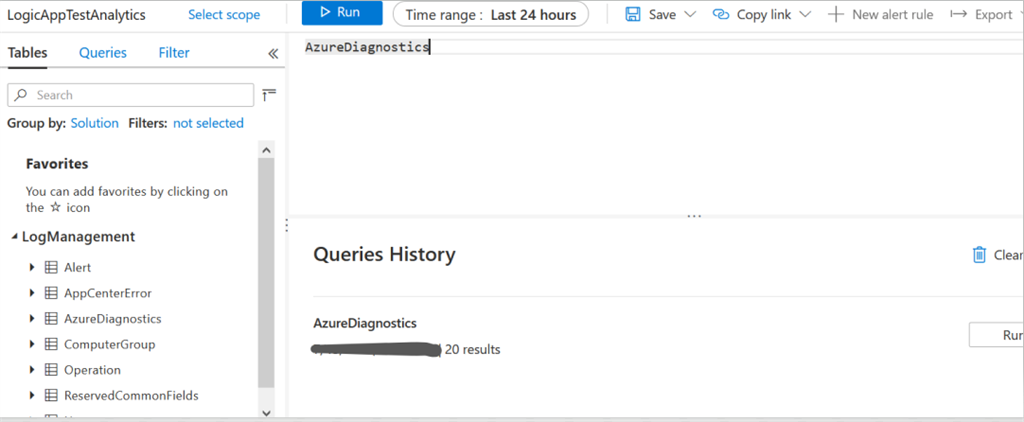 Enabling Log Analytics In Logic App